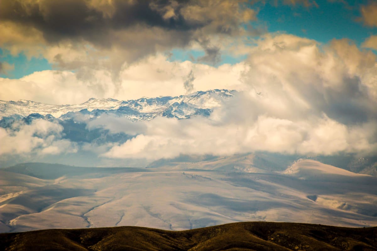 Fall at Wind River Mountain Range
